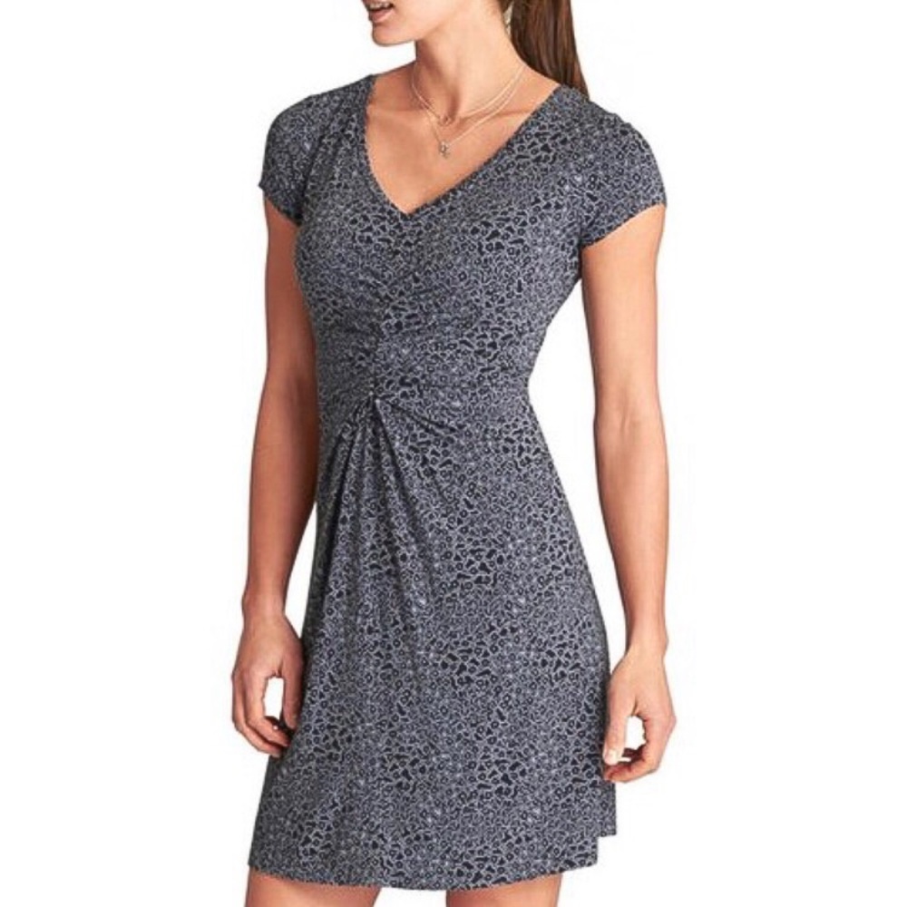 Athleta Dress NWT Honey Black and Gray